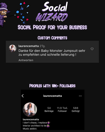 Instagram Custom Kommentar [10k+ Followers]